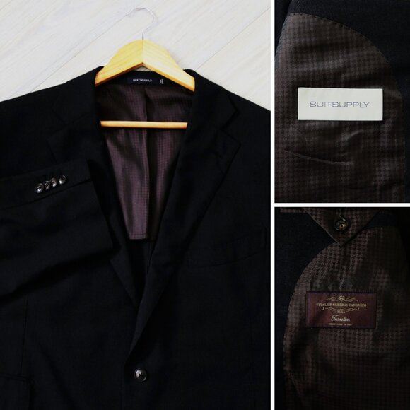 SUITSUPPLY x Virtale Barberis Cononico Blazer Men's 54R La spalla Italian Wool